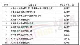 中材、中聯(lián)水泥等13家企業(yè)被列審核名單
