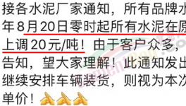 排隊！“搶購”水泥！漲價有“套路”！