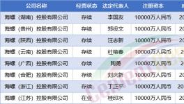 大動(dòng)作！中建材、海螺、紅獅成立35家新公司！